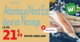 Auchan Dos de cabillaud offre