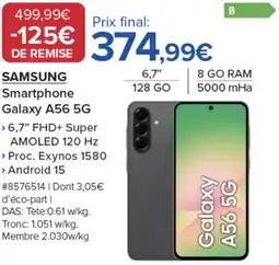 Costco SAMSUNG Smartphone Galaxy A56 5G offre