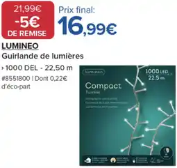Costco LUMINEO Guirlande de lumières offre