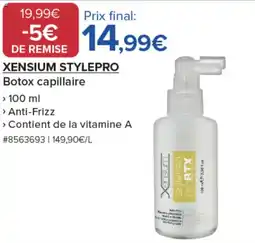 Costco XENSIUM STYLEPRO Botox capillaire offre