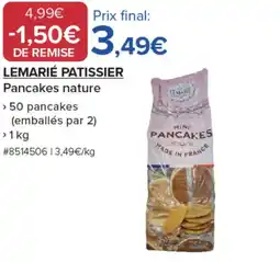 Costco LEMARIÉ PATISSIER Pancakes nature offre