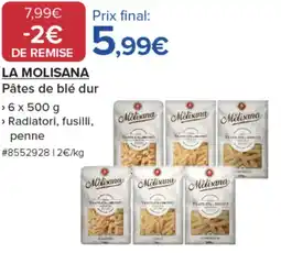 Costco LA MOLISANA Pâtes de blé dur offre