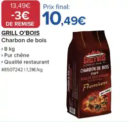 Costco GRILL O'BOIS Charbon de bois offre
