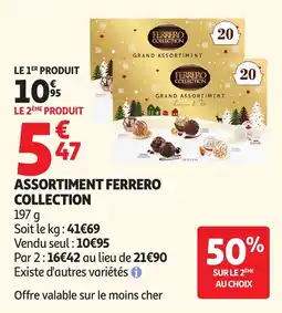 Auchan Assortiment ferrero collection offre