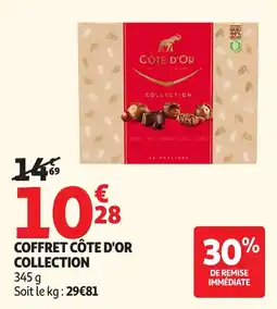 Auchan Coffret côte d'or collection offre