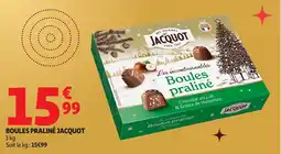 Auchan Boules praliné jacquot offre