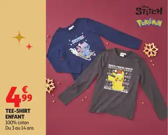 Auchan Tee-shirt enfant offre