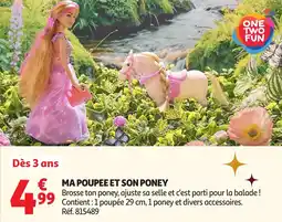 Auchan Ma poupee et son poney offre