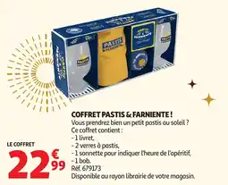 Auchan Coffret pastis & farniente offre