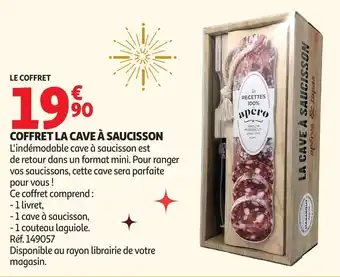 Auchan Coffret la cave à saucisson offre