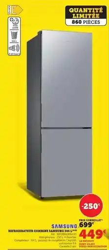 Hyper U Samsung - refrigerateur combine offre