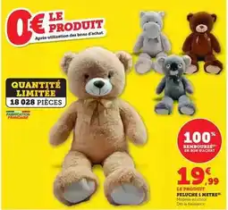 Hyper U Peluche offre