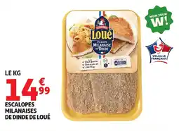Auchan Escalope milanaise de dinde de loué offre