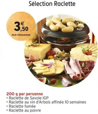 Sélection raclette