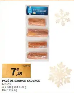 Intermarché Pavé de saumon sauvage offre