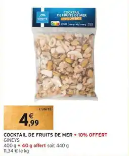 Intermarché Cocktail de fruits de mer offre