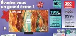 Carrefour Téléviseur qled 4k offre