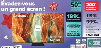 Carrefour Téléviseur qled 4k offre