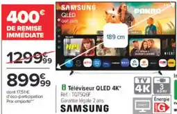 Carrefour Téléviseur qled 4k offre