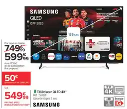 Carrefour Téléviseur qled 4k offre