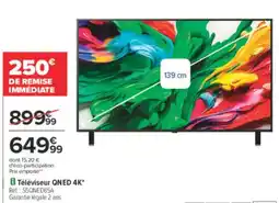 Carrefour Téléviseur qned 4k offre