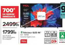 Carrefour Téléviseur qled 4k offre