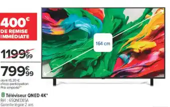 Carrefour Téléviseur qned 4k offre