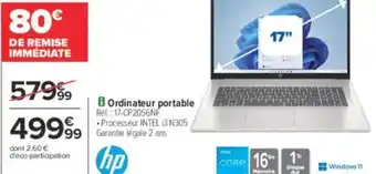 Carrefour Ordinateur portable offre