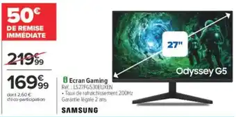 Carrefour Ecran gaming offre