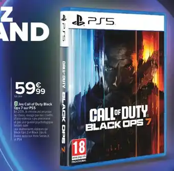 Carrefour Jeu call of duty black ops 7 sur ps5 offre
