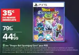 Carrefour Jeu dragon ball sparkigng zero pour ps5 offre