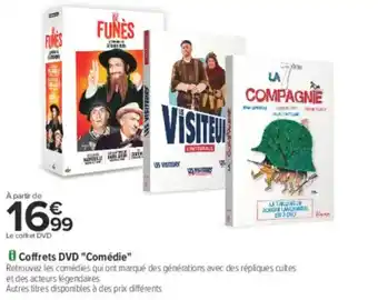Carrefour Coffrets dvd comédie offre