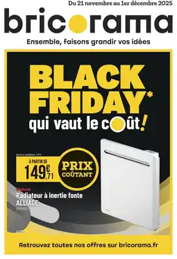 Bricorama NOIROT Radiateur à inertie fonte offre