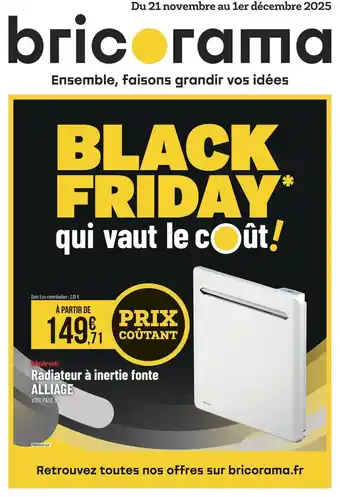 Bricorama NOIROT Radiateur à inertie fonte offre