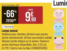 Bricorama SEYNAVE Lampe animal offre