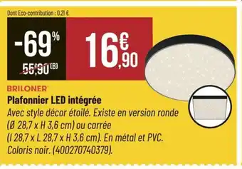 Bricorama BRILONER Plafonnier LED intégrée offre