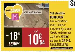 Bricorama DOUBLOON Sol stratifié offre