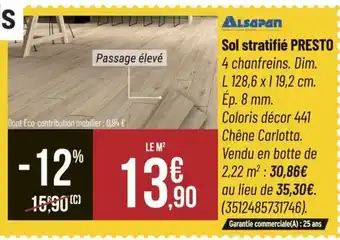 Bricorama Sol stratifié offre