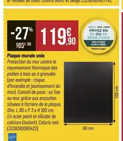 Bricorama Plaque murale unie offre
