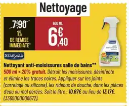 Bricorama STARWAX Nettoyant anti-moisissures salle de bains offre