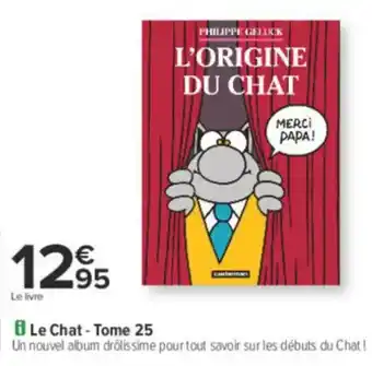 Carrefour Le chat tome 25 offre