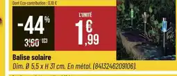 Bricorama Balise solaire offre