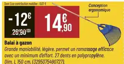 Bricorama Balai à gazon offre