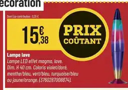 Bricorama Lampe lave offre