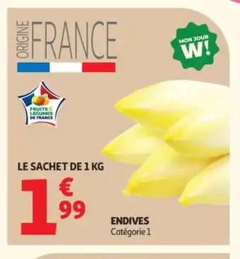Auchan Supermarché Endives offre
