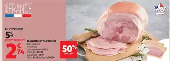 Auchan Supermarché Jambon cuit supérieur offre