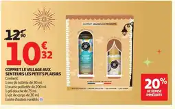 Auchan Supermarché Coffret le village aux senteurs les petits plaisirs offre