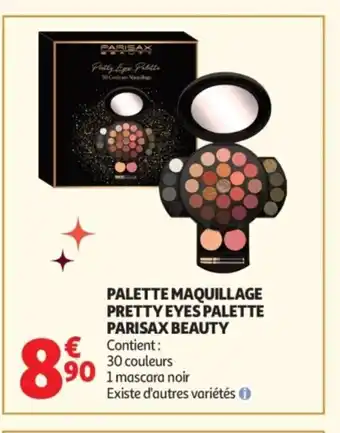 Auchan Supermarché Palette maquillage pretty eyes palette parisax beauty offre