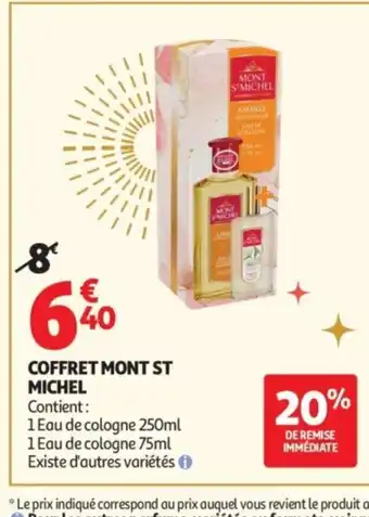Auchan Supermarché Coffret mont st michel offre