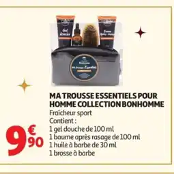 Auchan Supermarché Ma trousse essentiels pour homme collection bonhomme offre